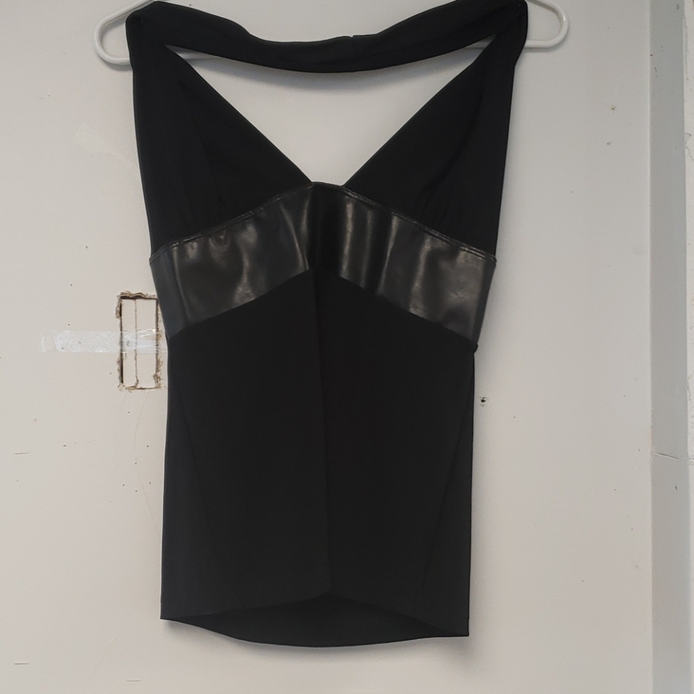 Black Halter Top